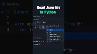 Reading Json File in Python