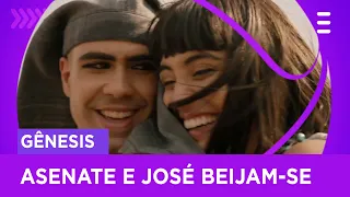 Após tentativa de sequestro, Asenate e José beijam-se | Gênesis