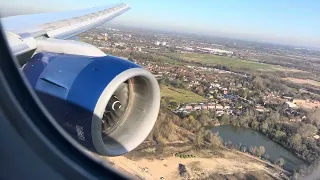 British Airways 777-200ER Landing at London Heathrow 09L