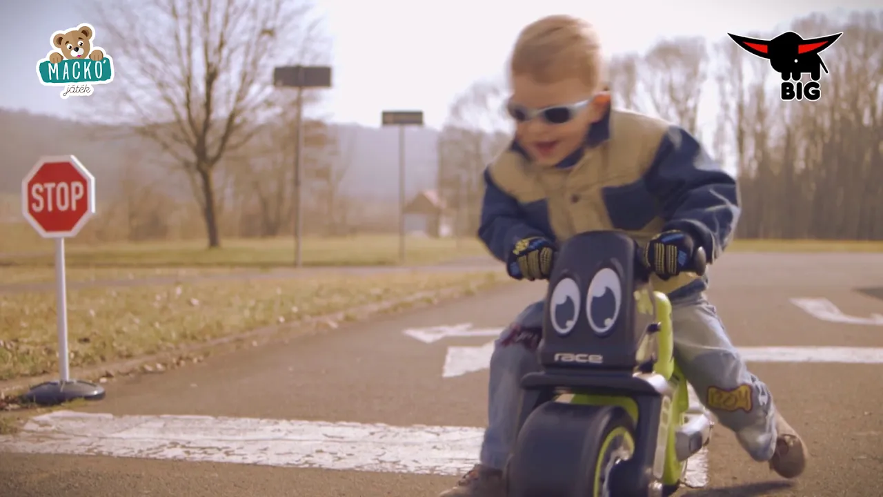 Bébitaxik 18 hónapos kortól - Bébitaxi kismotor Racing Bike BIG - 5