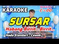 KARAOKE SURSAR [ HABANG BIRRIT BIRRIT ] - NADA CEWEK - C = DO