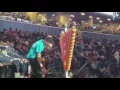 Hannukah Candle Lighting in Brooklyn Stadium