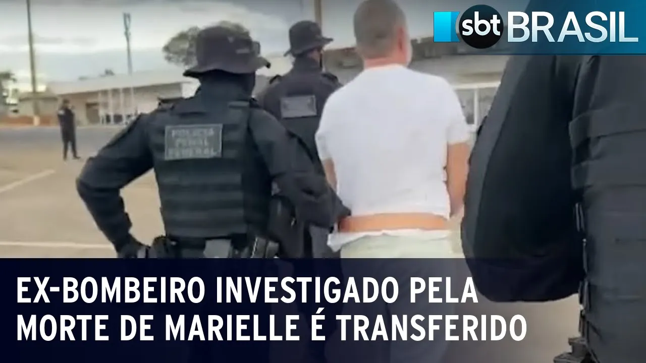 Ex-bombeiro investigado pela morte de Marielle é transferido | SBT Brasil (25/07/23)