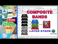 Band composite in ArcGIS layer stack by ArcGIS composite band in ArcGIS