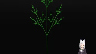 Blender L-system fractal tree