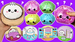 🥟Mystery Dumpling Squishy & Gamebook DIY | 만두 말랑이 & 게임북 만들기🥟