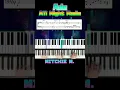 Download Lagu Ado🌙all night radio🎹BASS🎸Music Sheet Mitchie M. play by ear chords visualizer オールナイトレディオ score
