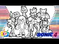 Sonic 4 All Characters coloring Sonic characters Sonic the Hedgehog 4