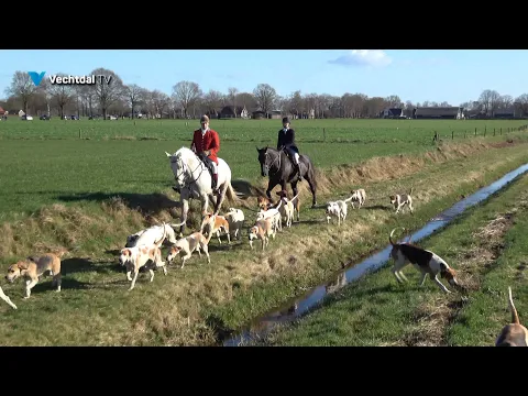 Vechtdal slipjacht 2023, door de Sallandruiters Hardenberg