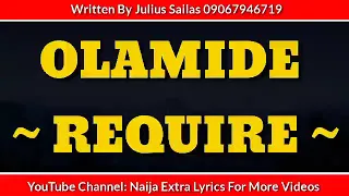 olamide required ft dj tunez song lyrics naija extra lyrics