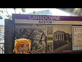 MBTA Line Train to Worcester Leaving Lansdowne Station