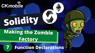 Solidity with Crypto Zombie lesson 1 Function Declarations