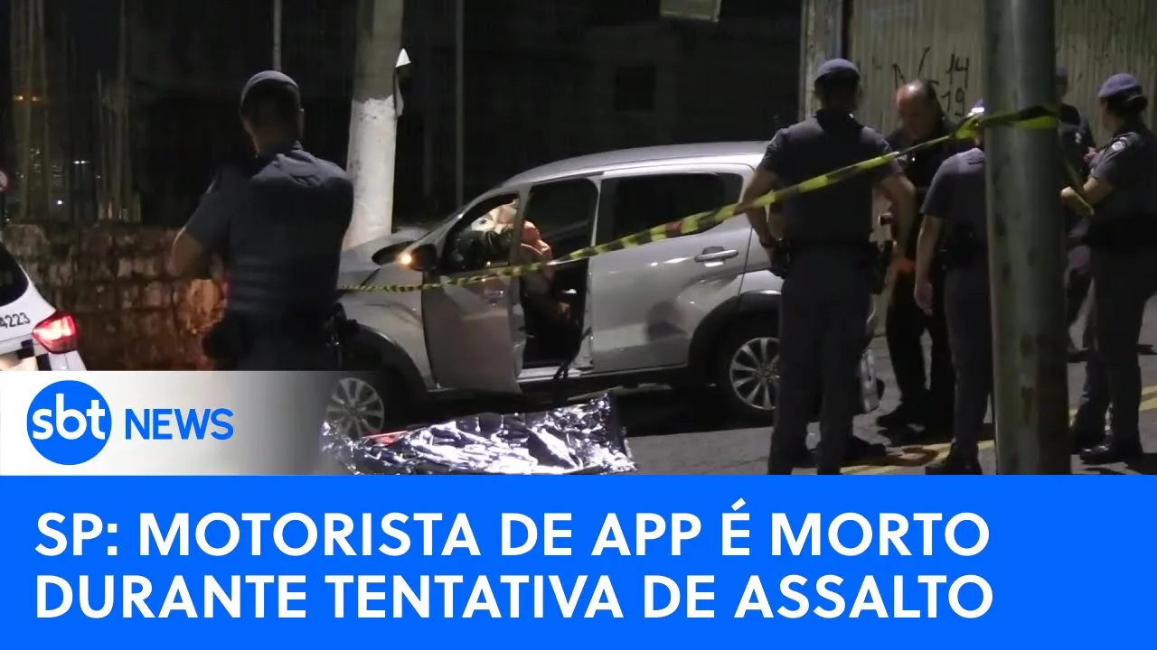 Motorista de aplicativo é morto durante tentativa de assalto na Grande SP| #SBTNewsnaTV (29/06/23)