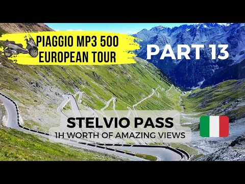 Download MP3 Stelvio Pass - Italy - Piaggio MP3 500 + BMW GSA European Tour - Part 13