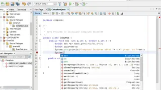 Java Program to Calculate Compound Interest