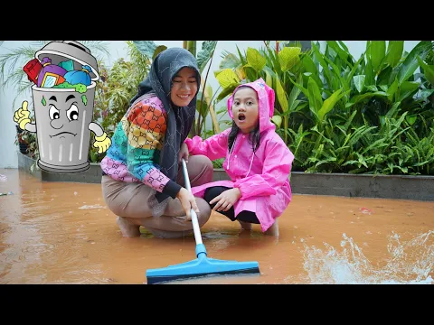 Download MP3 DRAMA PARODI RUMAH KU BANJIR 🥵 | Salsa and family