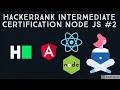 Node JS Intermediate Certification Part 2