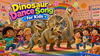 Dinosaur Dance Song for Kids 🦖 | Fun Dinosaur Dance Party