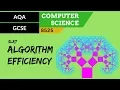 40 AQA GCSE 8525 SLR7 - 3 1 Algorithm efficiency