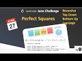 Perfect Squares perfect squares leetcode leetcode 279 lagarange Google