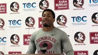FSU Football LB Chris Jones on being coached by Ernie Sims Young LBs and climbing the ladder