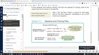 Programming in Python Chapter 7 Lecture Fall 2019