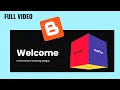 FULL Customize Your Blogger Homepage With A 3D Rotating Cube HTML CSS JS