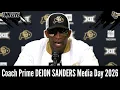 Coach Prime DEION SANDERS Media Day TMR LIVE
