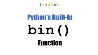 Python bin - A Concise Guide to Python s Built-in bin Function