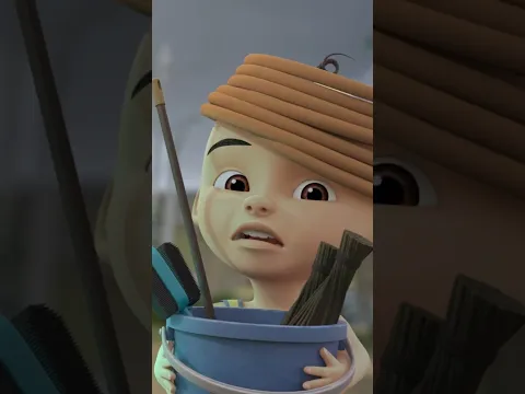 Alamak, Upin dan Ipin ingatkan senang tadi... 😅😰 #UpinIpin #LesCopaque