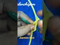 Lagu Plastic Wire Jasmine Knot Basic Tutorial #wirebasket #basketmaking #wirekoodaipinnuthal