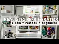 REALISTIC REFRIGERATOR ORGANIZATION Clean Organize A Fridge With These Functional Tips Ideas