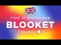 How To Pronounce Blooket 100 CORRECTLY