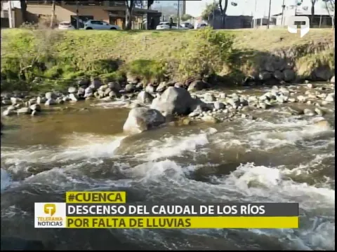 Descenso del caudal de los ríos por falta de lluvias