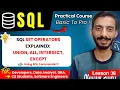 SQL Set Operators Explained UNION UNION ALL INTERSECT EXCEPT