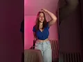 Busty Teen in Tight Jacket Singing Endless Cleavage