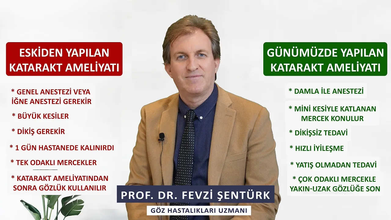 Günümüzde Yapılan Katarakt Ameliyatının Avantajları