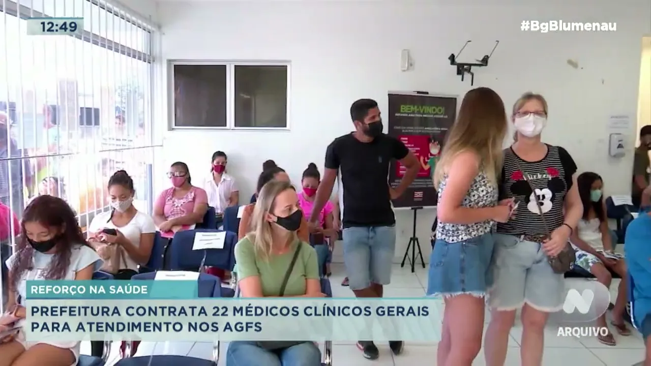 Blumenau: prefeitura contrata 22 médicos clínicos gerais para atendimento nos AGFs