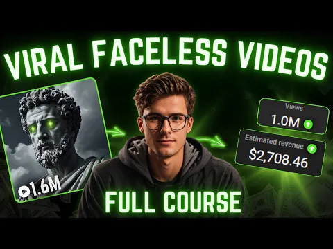 Download MP3 How I Make Viral MONETIZABLE Faceless Youtube Videos ($900/Day)