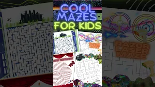 Anime Pages Mazes for Kids Printable Games Instant Download Maze Puzzle Fun Games PDF