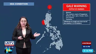 WEATHER UPDATE Public Weather Forecast Issued by DOST-PAGASA at 5PM of August 9 2026