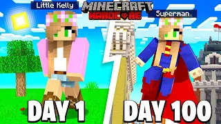 I Survived 100 Days as a SUPERHERO in Minecraft