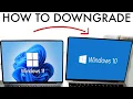 How To Downgrade Windows 11 PC To Windows 10 2025