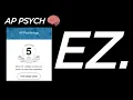 how to get a 5 in AP PSYCH 1000 GUARANTEED