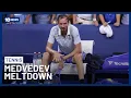 Download Lagu Daniil Medvedev Explodes At US Open | 10 News