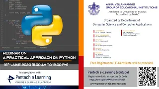 A Practical Approach On Python Advance Python Programming QR Code Pantech e learning