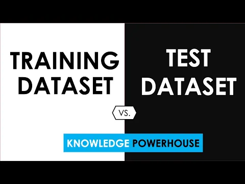 What is the difference between Training dataset and Test dataset