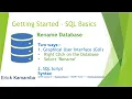 Microsoft SQL Database - Renaming a database