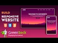 Create a Responsive Website Using HTML CSS JavaScript GSAP Tutorial