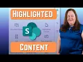SharePoint Highlighted Content Never Manually Update Your Page Again